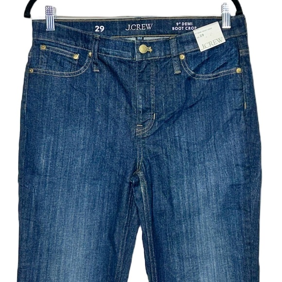 NEW J. Crew High Rise Skinny Flare Jean in Dark Wash, Size 32 - Picture 7 of 16